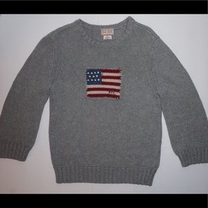 Vintage Ralph Lauren Polo Jeans American Flag Knit